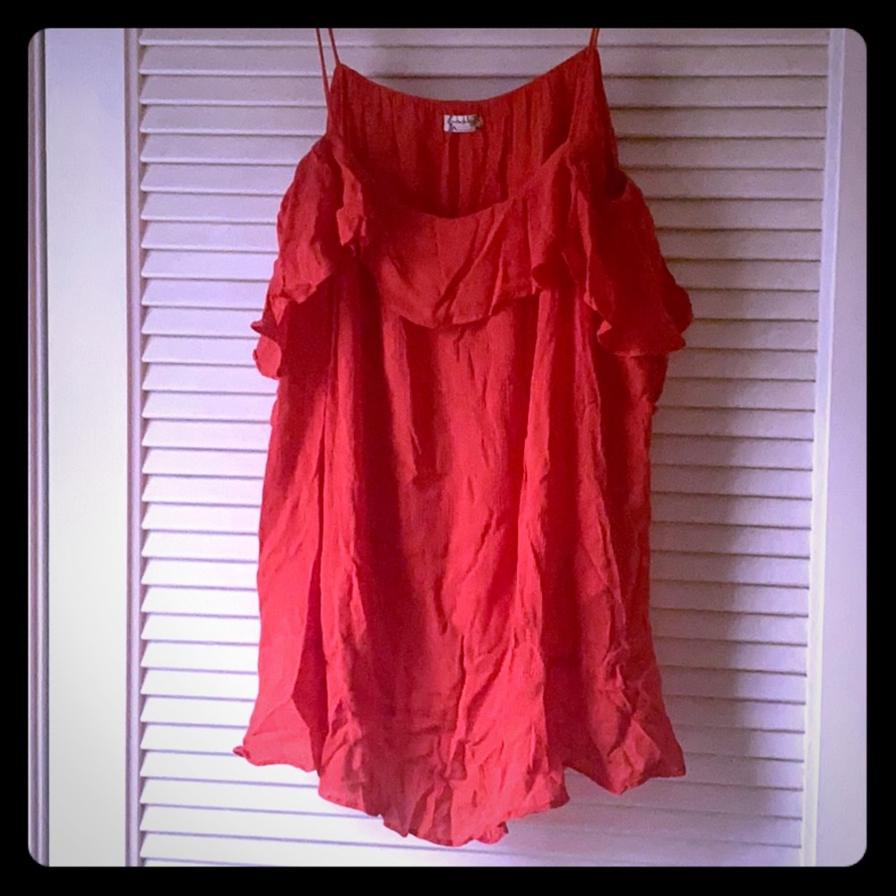 Free People Cascade Ruffle Top